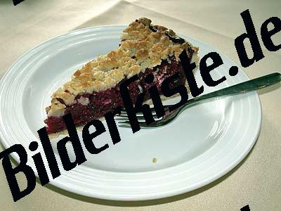 Kuchen auf Teller