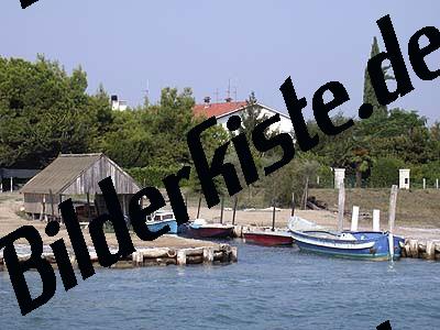 Boathouse with boats