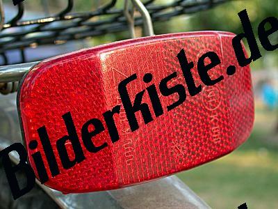 Reflektor am Fahrrad