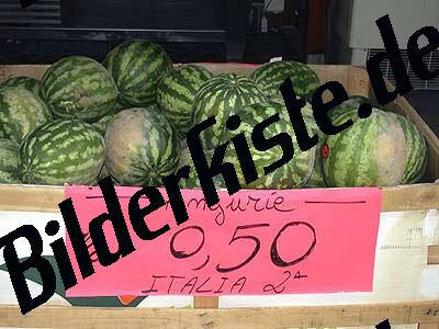 Melonen auf dem Markt