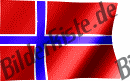 Flaggen - Norwegen (animiertes GIF)