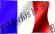 Bandiera francese al vento