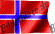 Fahnen - Norwegen (animiertes GIF)