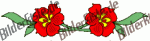 Blumen: Blüte 1 - rot horizontal (nicht animiert)