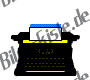 Office Machines: typewriters - electric typewriter (animated GIF)