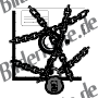 Datentrger: Diskette - Datenschutz (animiertes GIF)