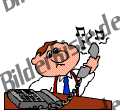 Office: Employee - telephone (animated GIF)