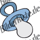 Pacifier blue