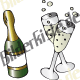 Champagne bottle