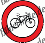 Fahrrad-Verbotsschild