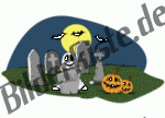 Geist auf dem Friedhof