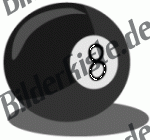 Billiard ball number 8