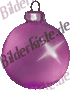 Weihnachten: Christbaumkugel - rosa (animiertes GIF)