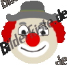 Mardi Gras: Clown's face (not animated)