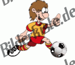 Football: Player dribbling (not animated)