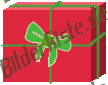 Weihnachten: Geschenke - rotes Päckchen (nicht animiert)