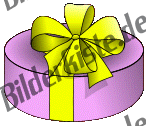 Geburtstag: Geschenke - Geschenk violet  (nicht animiert)