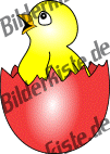 Chicken: In a broke open egg (red) (not animated)