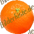 Fruits and Vegetables: Fruits - orange (not animated)