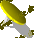 Reissngel: flach - gelb (nicht animiert)