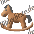 Toys: wooden toys - rocking horse (not animated)