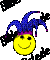 Smilies: Smiley jester (animated GIF)