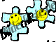 Smilies: Smilie Puzzle (animiertes GIF)