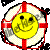 Smilies: Smiley lifebelt (animated GIF)