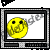 Smilies: Smiley in TV  (animated GIF)