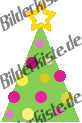 Natale: albero di Natale con stella sulla punta