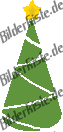 Weihnachten: Weihnachtsbaum - stilisiert 3  (nicht animiert)