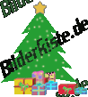 Weihnachten: Weihnachtsbaum - mit Geschenken (animiertes GIF)