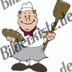 Craftsperson: Baker with bread (not animated)