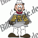 Craftsperson: Baker with rolls (not animated)