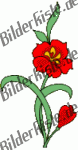 Flowers: Flower 1 - red (not animated)