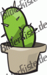 Kaktus in einer Vase