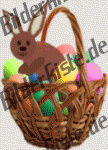 Easter: Easter basket - with bunny 5 (not animated)