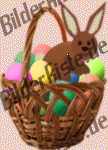 Ostern: Osterkorb - mit Hase 6 (nicht animiert)