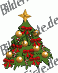Albero di Natale addobbato