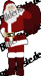 Weihnachtsmann mit Sack (nicht animiert)