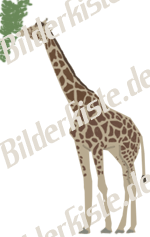 Tiere: Giraffen - Giraffe i�t (nicht animiert)