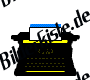 B�romaschinen: Schreibaschinen - elektrische Schreibmaschine (animiertes GIF)
