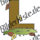 Buchstabe L mit Bl�ttern