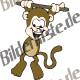 Affe h�ngt