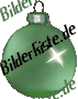 Weihnachten: Christbaumkugel - gr�n (animiertes GIF)