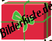 Weihnachten: Geschenke - rotes P�ckchen (nicht animiert)