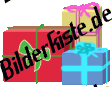 Weihnachten: Geschenke - drei P�ckchen (nicht animiert)