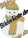 Winter: Schneem�nner - mit Schal (animiertes GIF)