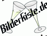 Silvetser: Sektglas 1 - anstossen (nicht animiert)