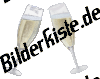 Silvester: Sekt - Sektgl�ser sto�en an (nicht animiert)